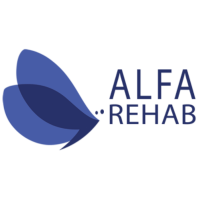 Logo: AlfaRehab ApS 